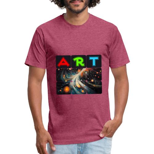 Swirls of Colorful Art - Unisex Poly/Cotton T-Shirt