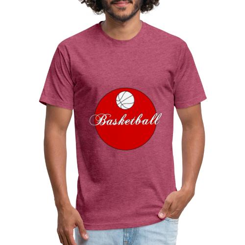 Basketball: Bold Hoops - Unisex Poly/Cotton T-Shirt