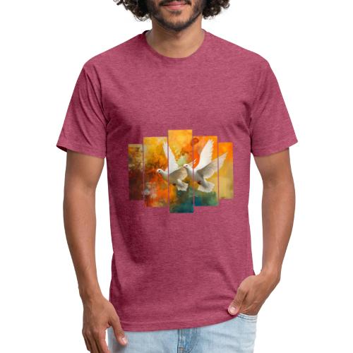 Wings of Peace - Unisex Poly/Cotton T-Shirt