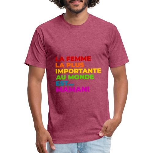 Maman : la femme la plus importante du monde - Unisex Poly/Cotton T-Shirt