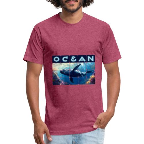 Ocean: Majestic Deep - Unisex Poly/Cotton T-Shirt