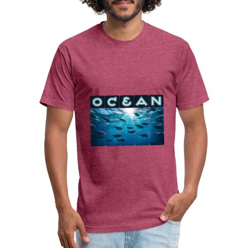 Ocean: Silver Tide - Unisex Poly/Cotton T-Shirt