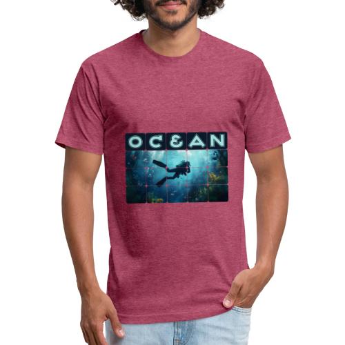 Ocean: Beneath the Blue - Unisex Poly/Cotton T-Shirt