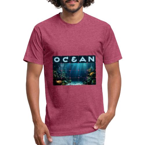 Ocean: Rainbow Reef Life - Unisex Poly/Cotton T-Shirt