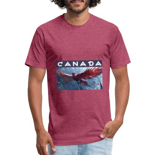 Canada Rising - Unisex Poly/Cotton T-Shirt