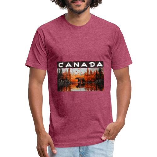 Canada Wilderness Art - Unisex Poly/Cotton T-Shirt