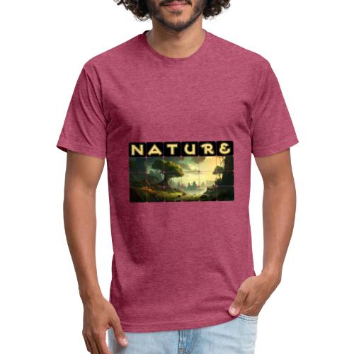 Whispers of Green Peaks - Unisex Poly/Cotton T-Shirt