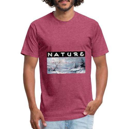 Nature: Winter Embrace - Unisex Poly/Cotton T-Shirt