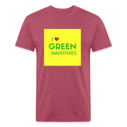 I Love Green Smoothies 1.0 - Fitted Cotton/Poly T-Shirt by Next Level