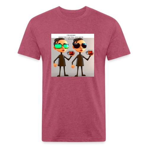 Here for the tea - Unisex Poly/Cotton T-Shirt