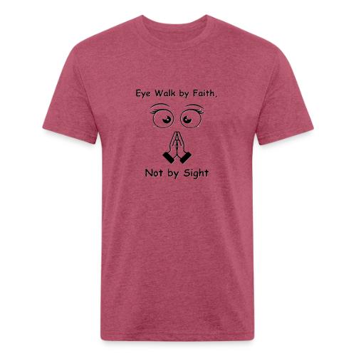 Eye walk by Faith not by sight - Unisex Poly/Cotton T-Shirt