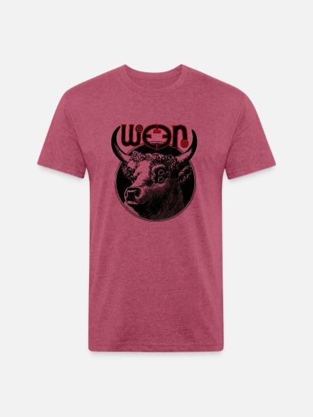 ween ox - Unisex Poly/Cotton T-Shirt - heather burgundy