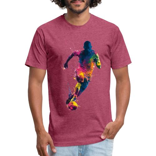 Soccer: Kick of Colors - Unisex Poly/Cotton T-Shirt
