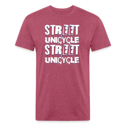 Streeet Unicycle - Unisex Poly/Cotton T-Shirt