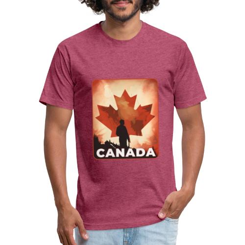 Canada Stands Tall - Unisex Poly/Cotton T-Shirt