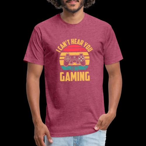 I Can't Hear You, I'm Gaming - Unisex Poly/Cotton T-Shirt