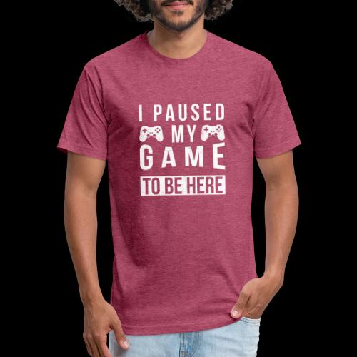 Two Controller I Paused My Game For You - Unisex Poly/Cotton T-Shirt
