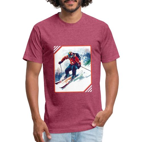 Skiing is Life - Unisex Poly/Cotton T-Shirt