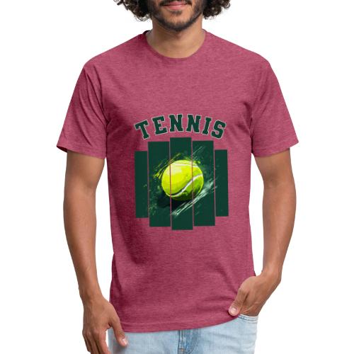Tennis Motion - Unisex Poly/Cotton T-Shirt
