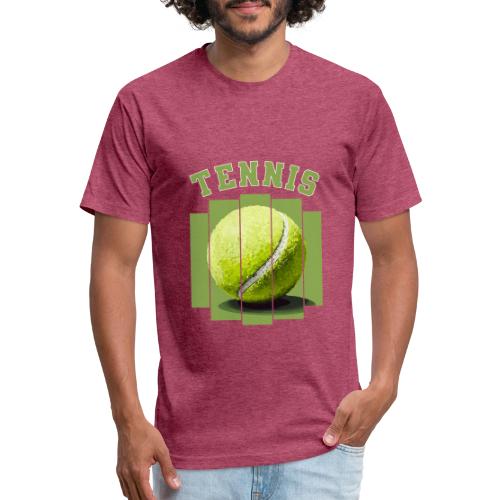 Tennis Minimal - Unisex Poly/Cotton T-Shirt