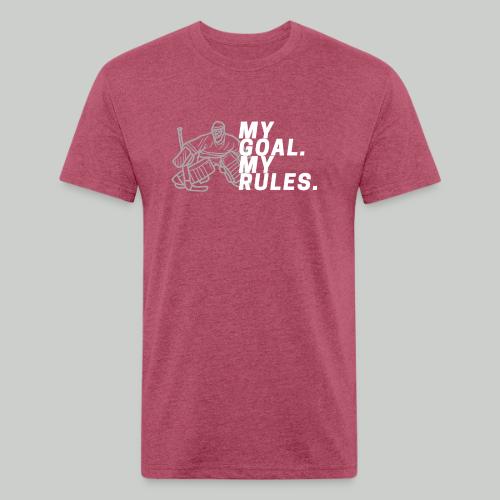 MY GOAL. MY RULES - Boy Goalie - Unisex Poly/Cotton T-Shirt