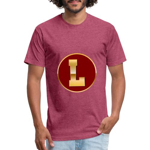 Letter L – Capital Varsity Alphabet Monogram - Unisex Poly/Cotton T-Shirt