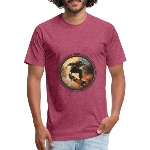 Skateboarding Flow - Unisex Poly/Cotton T-Shirt