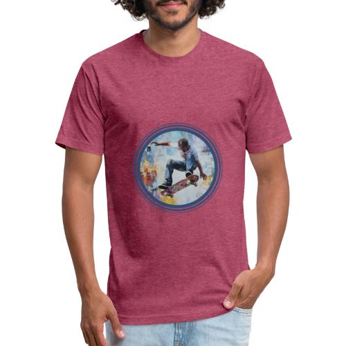 Skateboarding Universe - Unisex Poly/Cotton T-Shirt