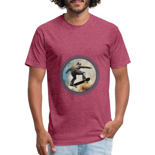 Skateboarding Energy - Unisex Poly/Cotton T-Shirt