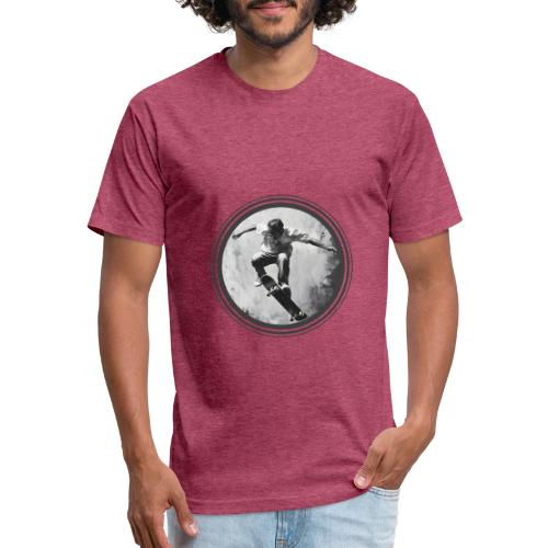 Skateboarding Vibes Only - Unisex Poly/Cotton T-Shirt