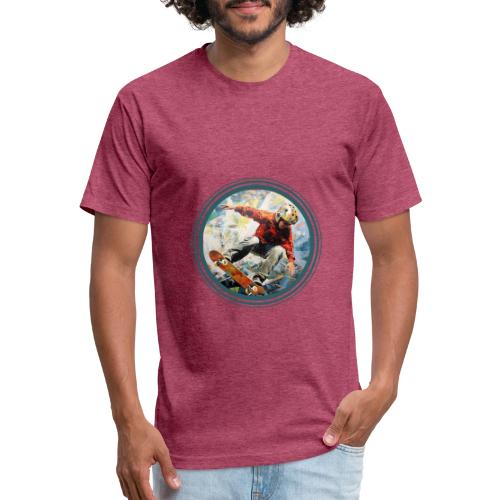 Skateboarding Fuel - Unisex Poly/Cotton T-Shirt