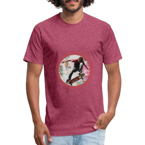 Skateboarding Soul - Unisex Poly/Cotton T-Shirt
