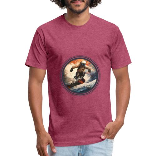 Snowboarding Elevation - Unisex Poly/Cotton T-Shirt