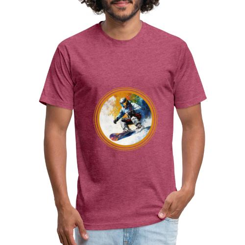 Snowboarding Dreams - Unisex Poly/Cotton T-Shirt