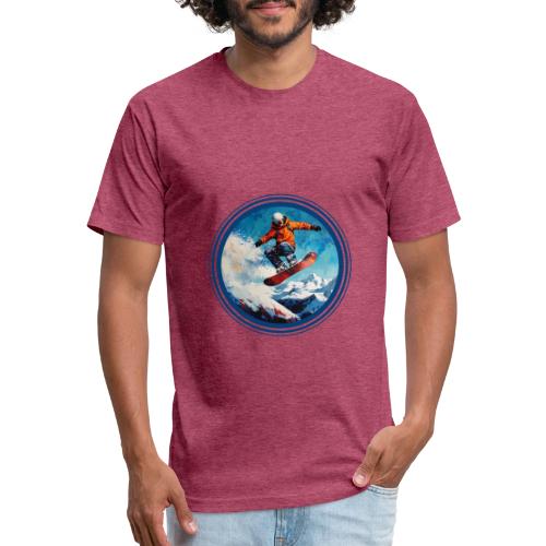 Snowboarding Vibes - Unisex Poly/Cotton T-Shirt
