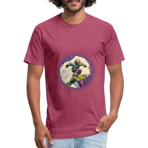 Snowboarding Soul - Unisex Poly/Cotton T-Shirt
