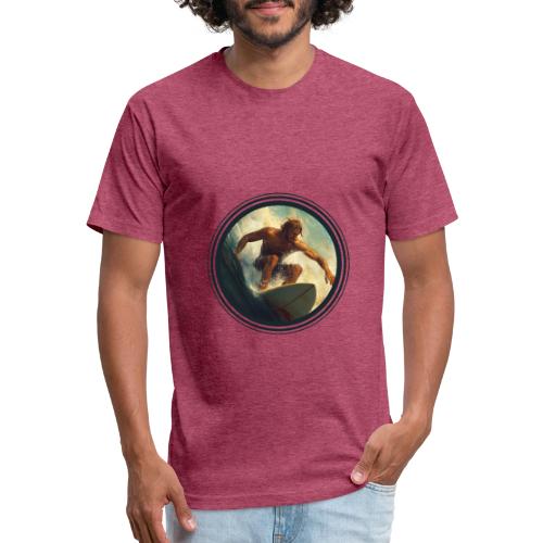 Surfing Rush - Unisex Poly/Cotton T-Shirt