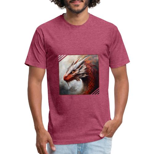 Mystic Dragon Realm - Unisex Poly/Cotton T-Shirt