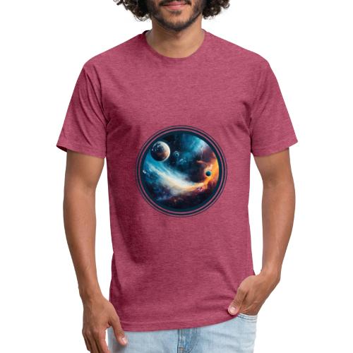 Planets Among Colors - Unisex Poly/Cotton T-Shirt