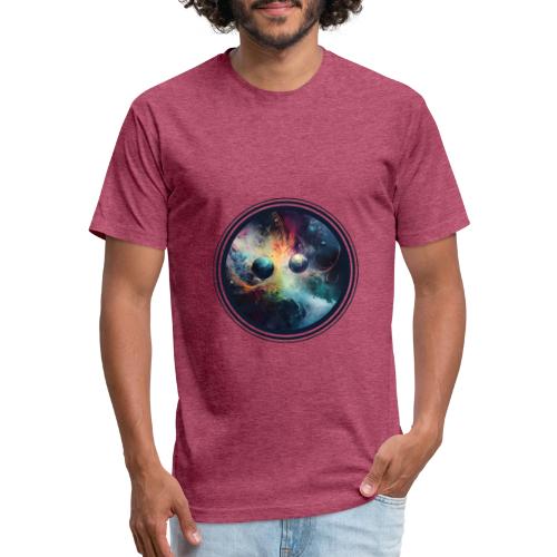 Chaotic Color Planets - Unisex Poly/Cotton T-Shirt
