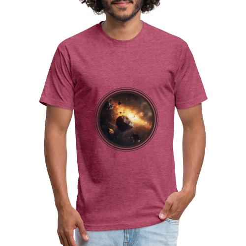 Asteroids Drift - Unisex Poly/Cotton T-Shirt