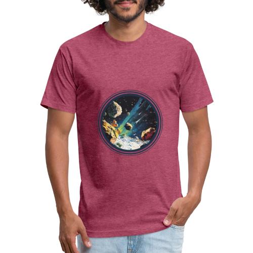 Celestial Collision - Unisex Poly/Cotton T-Shirt