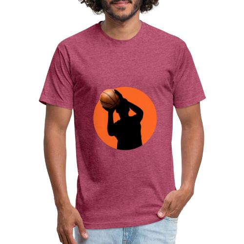 Basketball: Focused Precision - Unisex Poly/Cotton T-Shirt