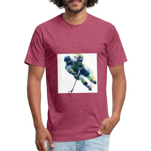 Hockey: Frozen Motion - Unisex Poly/Cotton T-Shirt