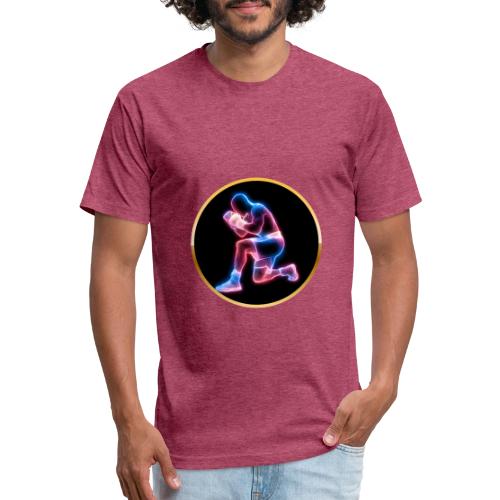Neon Boxing Focus - Unisex Poly/Cotton T-Shirt