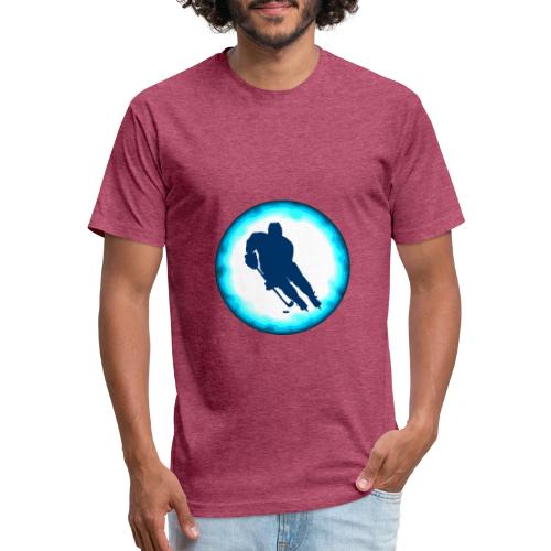 Hockey: Ice Warrior - Unisex Poly/Cotton T-Shirt
