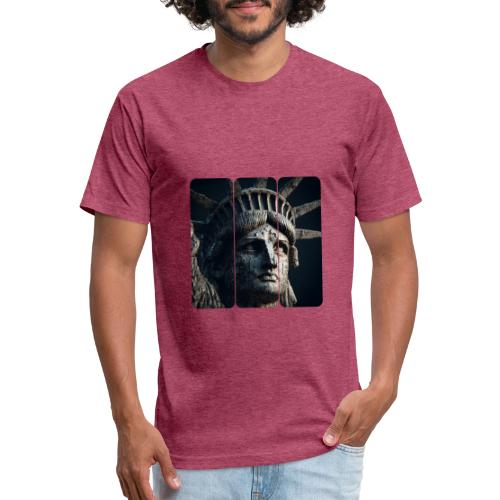 USA: Liberty in Shadows - Unisex Poly/Cotton T-Shirt