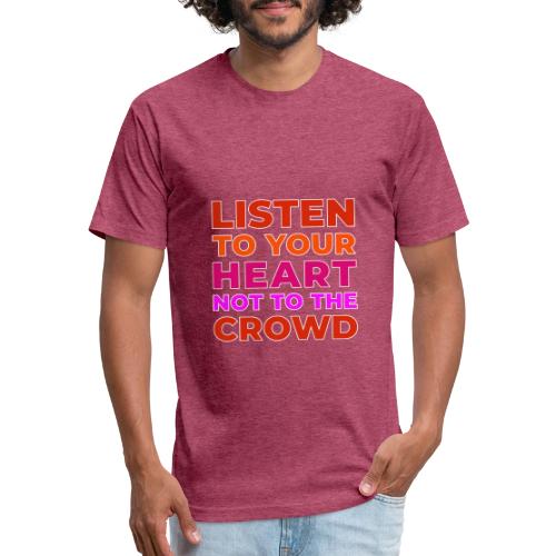 Heart Over Hype - Unisex Poly/Cotton T-Shirt
