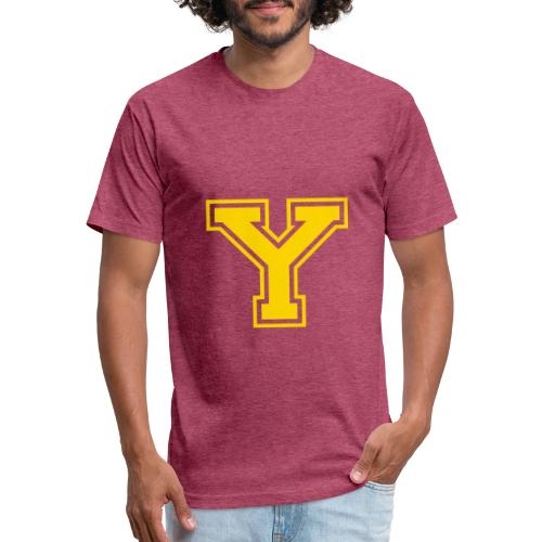 Letter Y – Capital Athletic Alphabet Monogram - Unisex Poly/Cotton T-Shirt