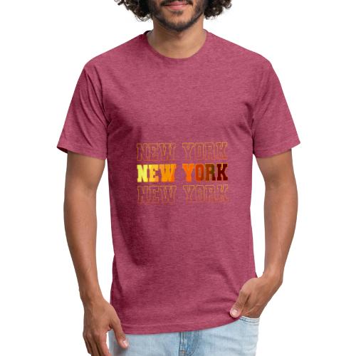 New York Varsity Echo - Unisex Poly/Cotton T-Shirt